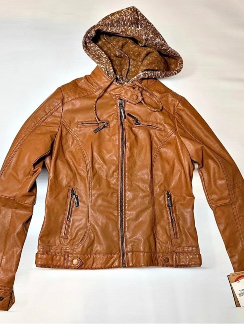 Mochа Hooded Jacket in Brown Size Small NWT